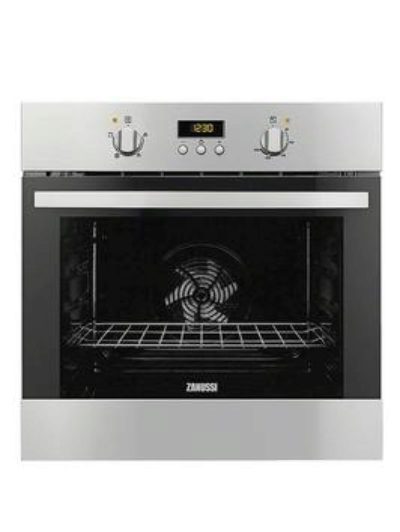 Zanussi Zob35361Xk 60Cm Built-In Single Electric Oven - Stainless Steel Zanussi Zob35361Xk 60Cm Built-In Single Electric Oven - Stainless Steel